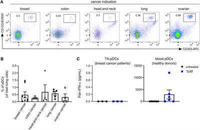 Human CD34+-derived plasmacytoid dendritic cells as surrogates for primary pDCs and potential cancer immunotherapy